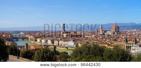 The City Of Florence In Tuscany, Italy