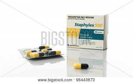 Prescription Medicine - Staphylex Antibiotic Capsules