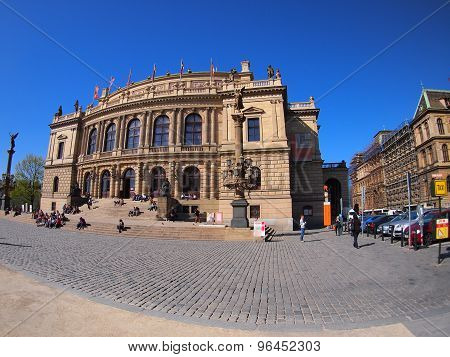 Prague, Czech Republic - April 25, 2015: Rudolfinum