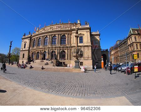 Prague, Czech Republic - April 25, 2015: Rudolfinum