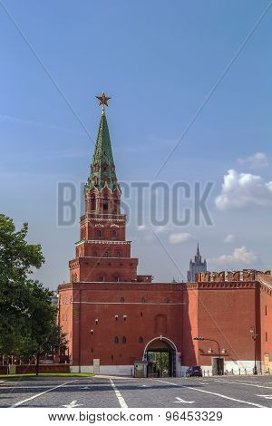Borovitskaya Tower. Moscow