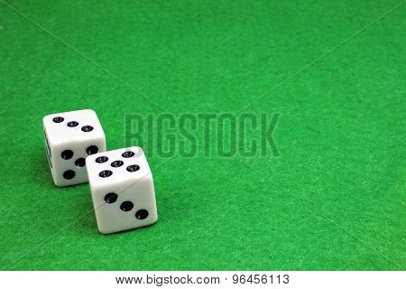 Two Dice For A Game Of Dice