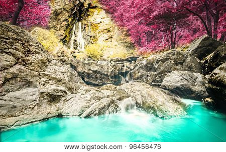 Klonglan Waterfall Is Waterfall In Kampangphet Province Asia Southeast Asia Thailand ,rainforest Nat