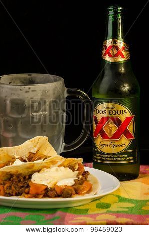 Burritos With Beer