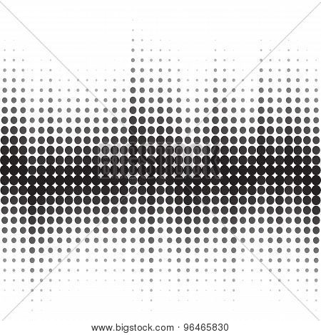 An Abstract Black And White Halftone Background