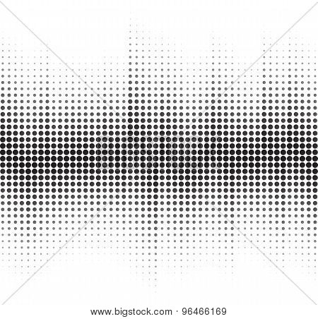An Abstract Black And White Halftone Background