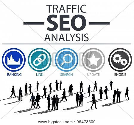 Search Engine Optimisation Analysis Information Data Concept
