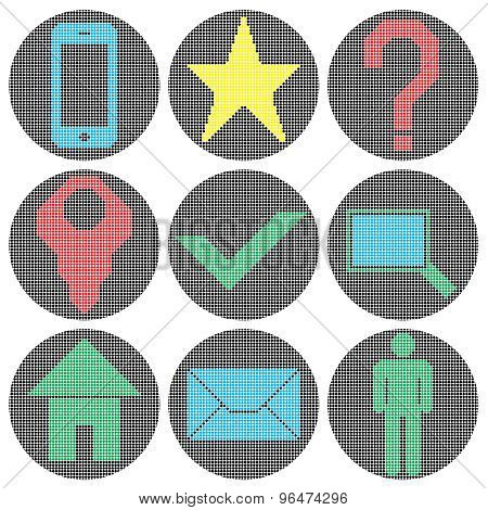 Pixel Website Icons.