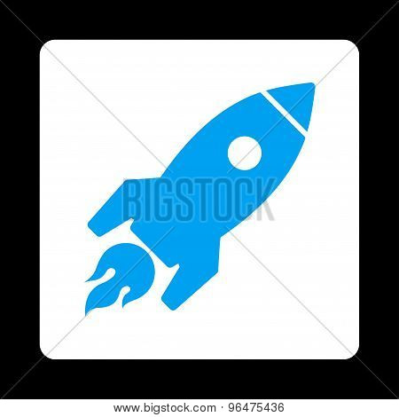 Rocket Launch Icon from Commerce Buttons OverColor Set