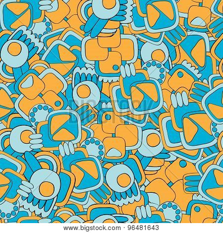 Abstract seamless pattern