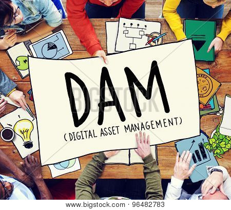 DAM Digital Asset Management Organization Concept