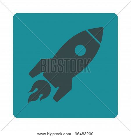 Rocket Launch Icon from Commerce Buttons OverColor Set