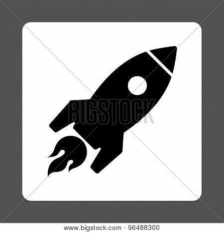 Rocket Launch Icon from Commerce Buttons OverColor Set