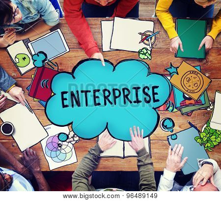 Enterprise Company Corporation Business Project Concept