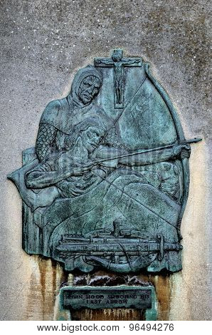 Robin Hood Plaque, Nottingham.