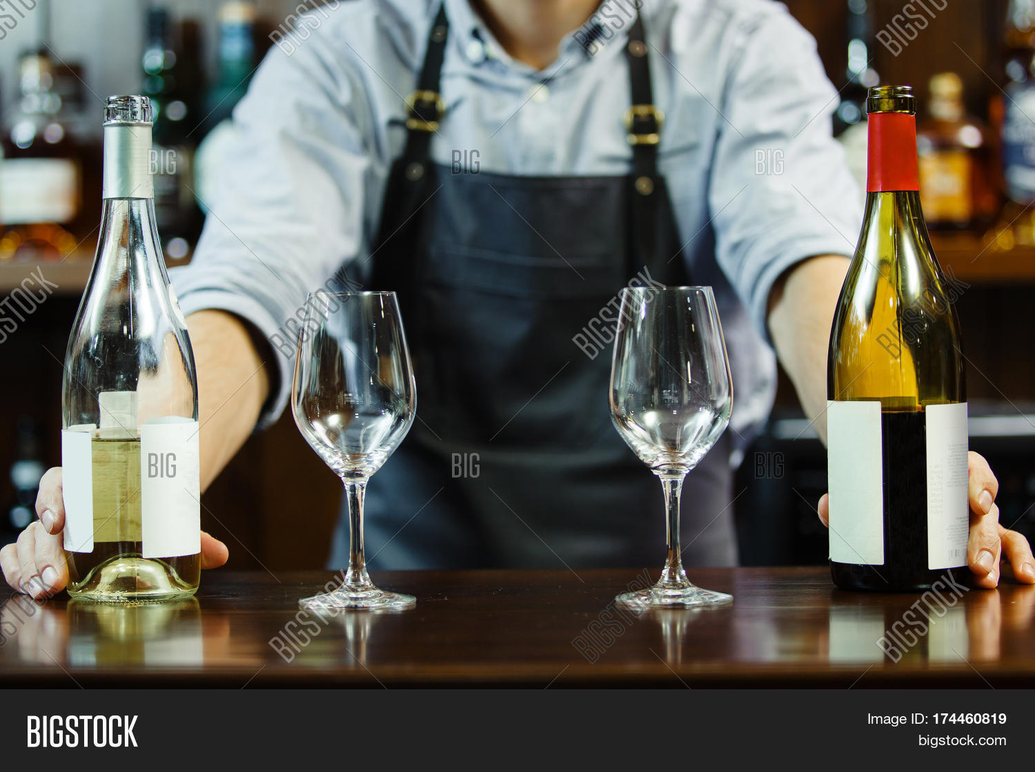Male Sommeliers Holds Image & Photo (Free Trial) Bigstock