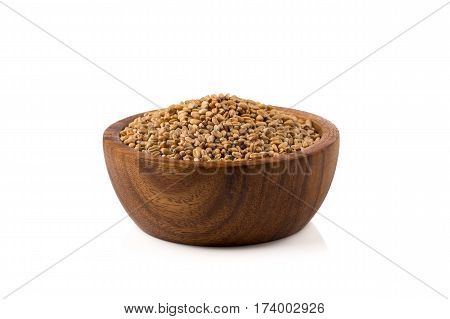Wheat Grain In Bowl