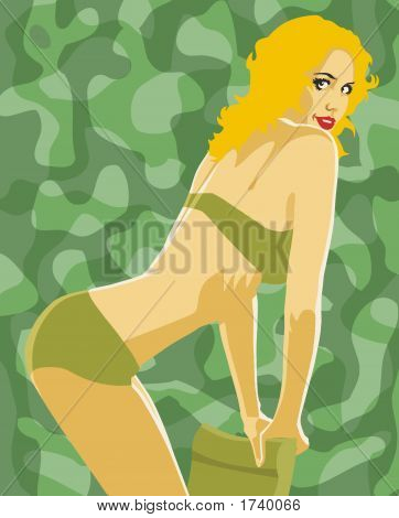 Sexy Bikini Model