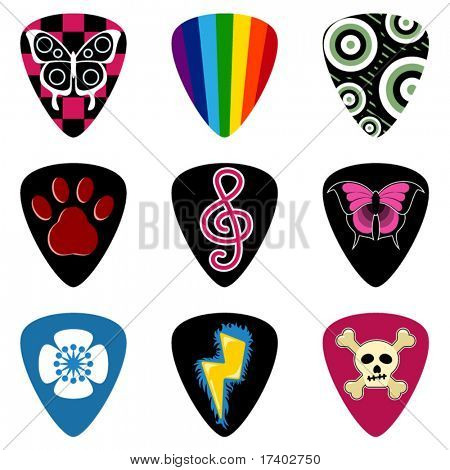 pick icon set vector