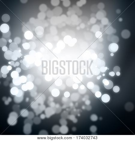 Siver bokeh background