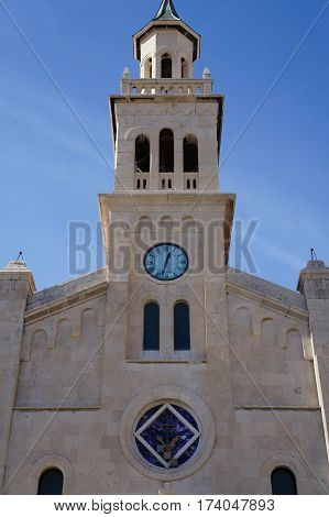 Saint Franje (Francis) church near the old Market Square in Split, Croatia
