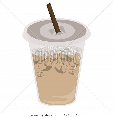 ice coffee , coffee icon set 