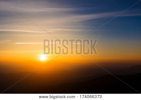 Beautiful Color At Sunset