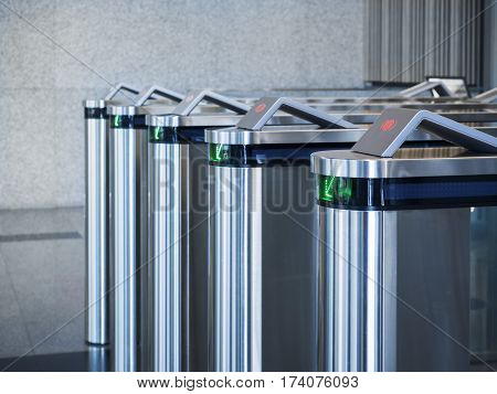 Entrance gate card Access Security system Office Building