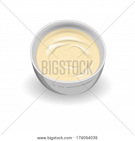 Delicious freshly prepared sauce to the dishes of meat and fish. Herbs and spices. For use as logos on cards in printing posters invitations web design and other purposes.