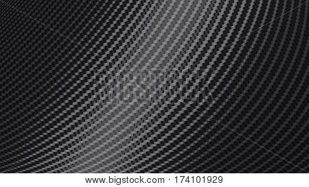 Carbon Fiber Vector Texture. Luxury Black Background