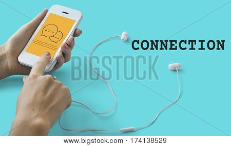 Digital Connection Technology Social Media