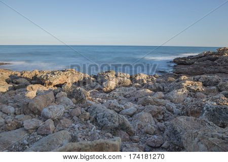The sierra de irta in alcocebre Castellon