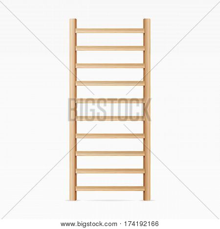 Gymnastics Wall Bars Ladder. Swedish Staircase Sports Gymnastics Ladder. Gymnastics Wall Gym Tool. Sports Ladder Trainer Wall Exercises Gymnastics Ladder And Wall Bars