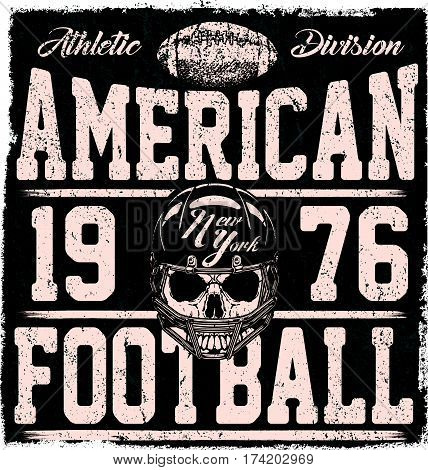 Athletic Dept. New york; Varsity Sport vector print and varsity. For t-shirt or other uses in vector.T shirt graphic