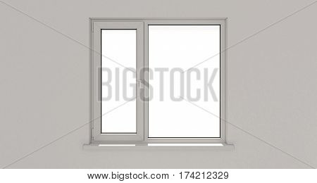 Window. Wall. Aluminum Window. White Window. Pvc Window.