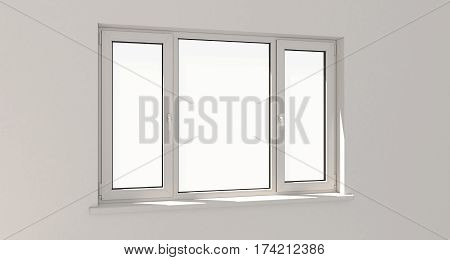 Window. Wall. Aluminum Window. White Window. Pvc Window.