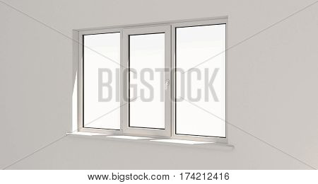 Window. Wall. Aluminum Window. White Window. Pvc Window.