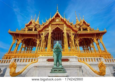Barom Mangalanusarani Pavilion In The Area Of Ananta Samakhom Throne Hall In Royal Dusit Palace In B