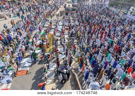 Biswa Ijtema At Tongi, Dhaka, Bangladesh.
