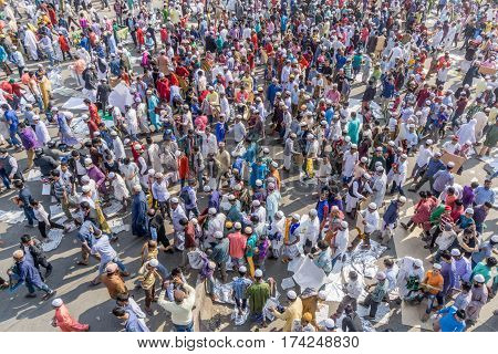 Biswa Ijtema At Tongi, Dhaka, Bangladesh.