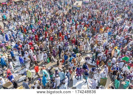Biswa Ijtema At Tongi, Dhaka, Bangladesh.