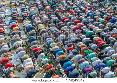 Biswa Ijtema At Tongi, Dhaka, Bangladesh.