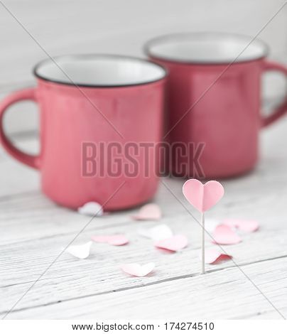 Cup With Heart On A Stick,