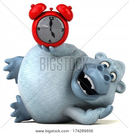 Fun yeti - 3D Illustration