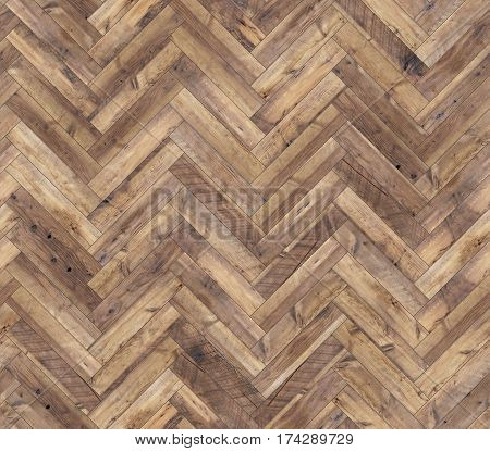 Herringbone natural parquet seamless floor texture background