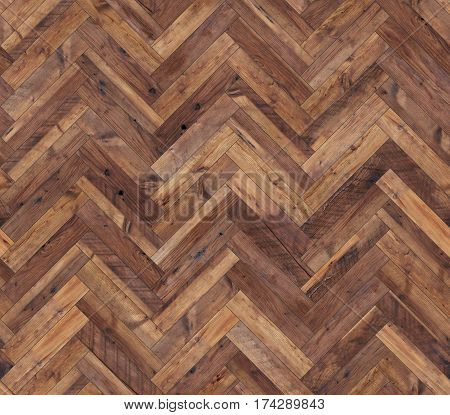 Herringbone natural parquet seamless floor texture background