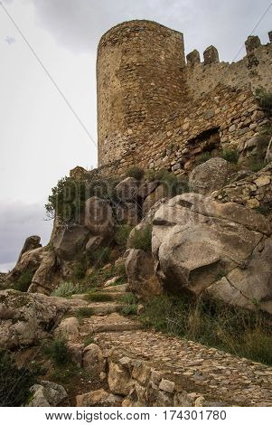 Castle At Burqillos Del Serro, Estremadura, Spain