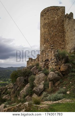 Castle At Burqillos Del Serro, Estremadura, Spain