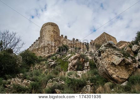 Castle At Burqillos Del Serro, Estremadura, Spain