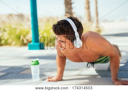 Doing Push Ups